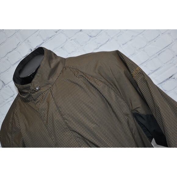 Footjoy Dryjoys Golf Pullover Jacket Mens Size XL Zip Tan Geometric Polyester - Picture 2 of 10
